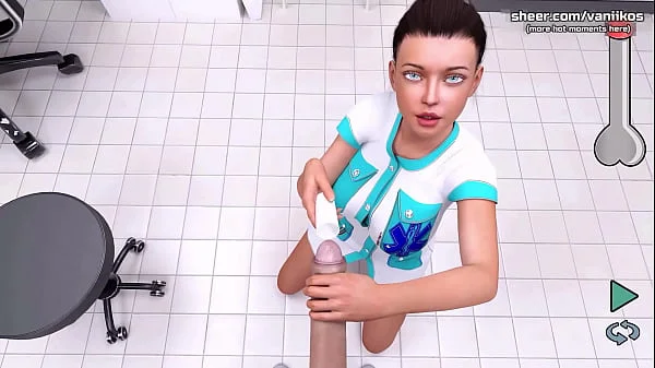 My Cute Roommate | Hot nurse with huge boobs is sucking a big cock and gets some cum on her pretty face | My sexiest gameplay moments | Part #2