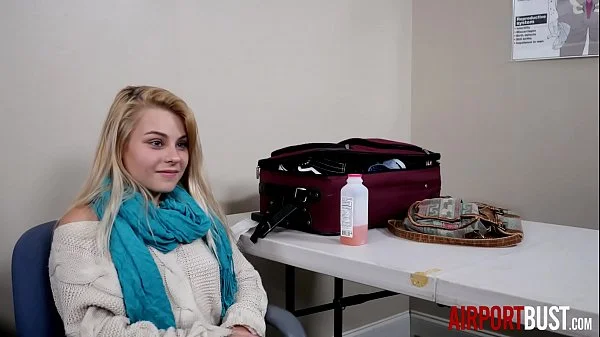 Teen Scammer Skylar Valentine Fucked by Older Customs Guard