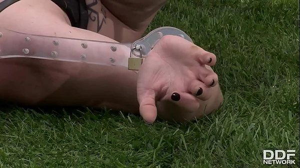 XXXtreme fetish scene with redhead submissive Isabel Dean's BDSM training