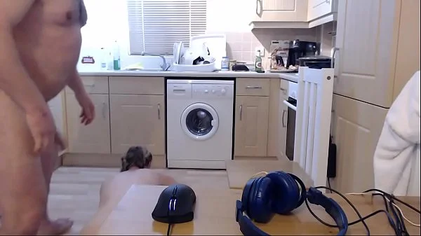 Her step br walks in on her as she washes the dishes and the bitch's stepsister grabs her by the thighs. He took his y. stepsisters blowjob and fucked her hard then finished facial.