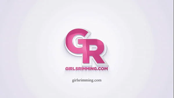 GIRLSRIMMING - Hot rimming game with petite Silvia Dellai