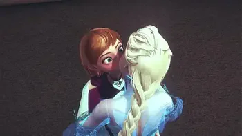 Futa Elsa fingering and fucking Anna | Frozen Parody