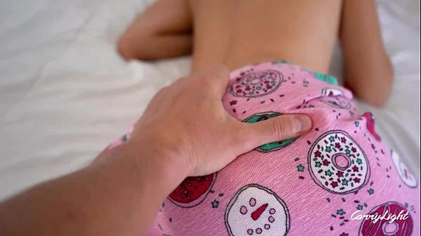 Step Mom Wakes up to Hard Cock of Step Son He helps MILF to cum quick Carry Light