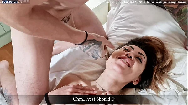 VERO CASTING DIALOGHI ITALIANO! Ragazza italiana stupenda scopata per la prima volta da due cazzi. FUCKTOTUM