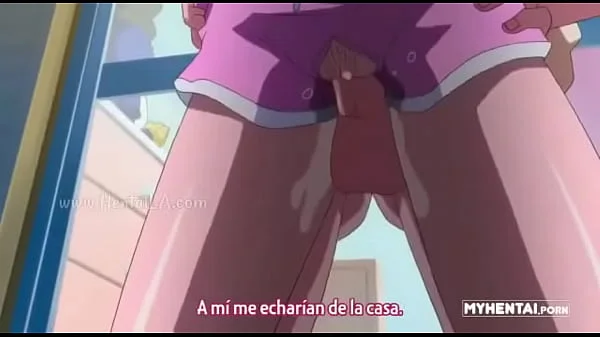 Chica de cabello morado anime