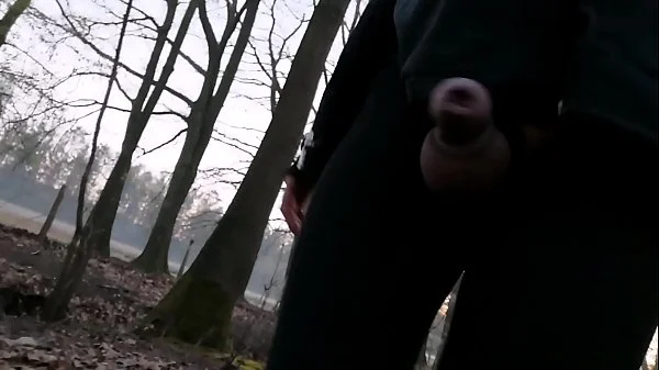 4 girls only: My dick taking a forest walk :P