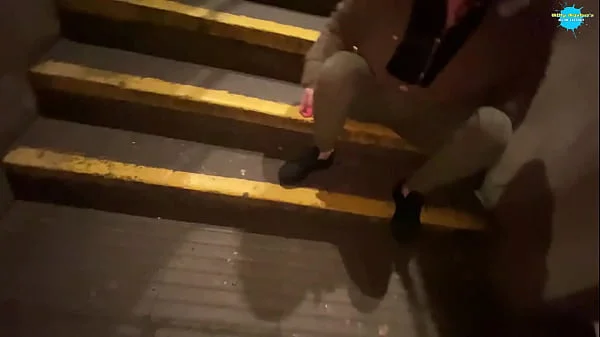 Cracky the street girl finaly gets to suck cock