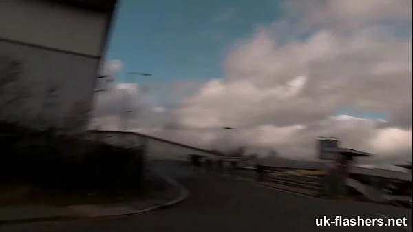 British flasher pissing in public transportation