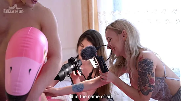 Boss ladies cast new monster cock model