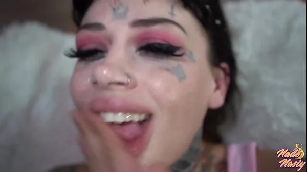 Slobbery Slut Gets Her Throat and Pussy Fucked Hard