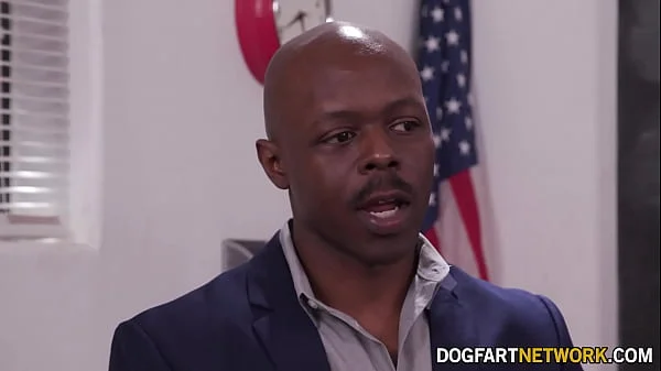 Cute Blonde Heather Honey Gets DP's By Two Huge Black Dicks