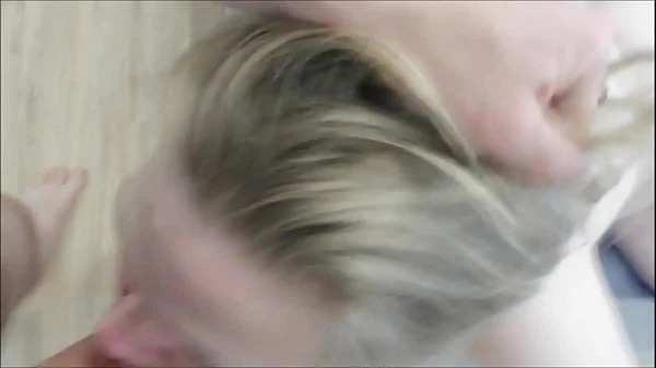 Blonde Milf Caroline Upside Down Puke Vomit Deepthroat Facefuck