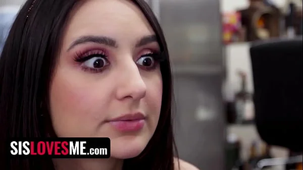 StepSisters Valentina Nappi Eliza Ibarra Fool Around With Their StepBro SisLovesMe FFM 3some