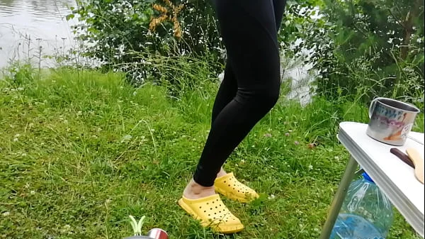 Weekend Camping With My Stepmom - Foot fetish - Dirty Soles - Sex Tape