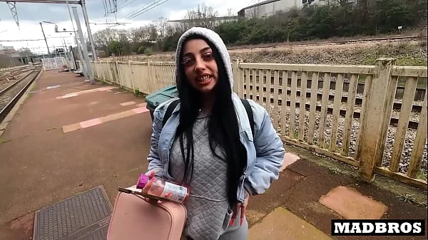 I fuck my chilean friend's good ass in a public train and at her place after seeing each other again