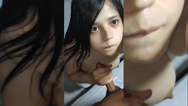 ¡ My God ¡ No, what are you doing?  Please Girl A Quickie!  I don't have to get ready to go to school !