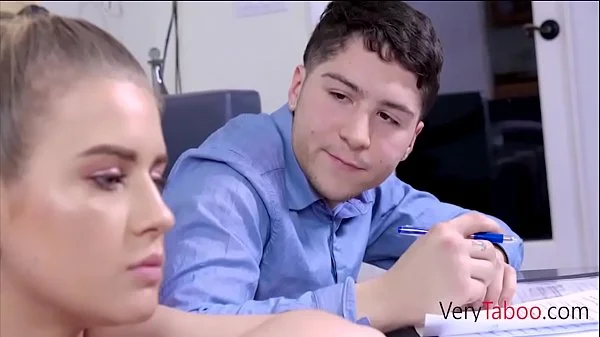 Study Fucking My Horny Blonde Stepsister-Taylor Blake