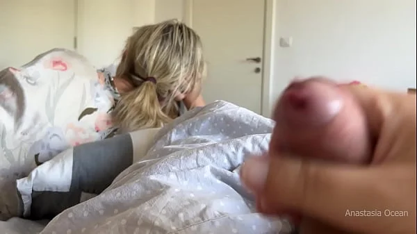 He jerking off beside a while she does not see. My stepmom came a while my husband watched porn.