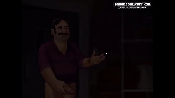 Summertime Saga[0.20] | Cuckold husband watches his hot milf wife cougar with big boobs getting fucked and creampied by a big young cock | My sexiest gameplay moments | Part #36