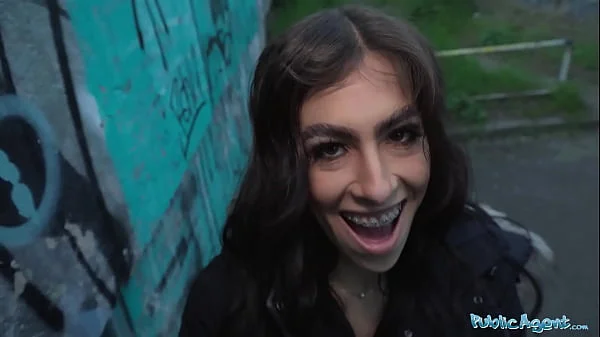 Public Agent Sexy Colombian babe sucks and fucks in public place