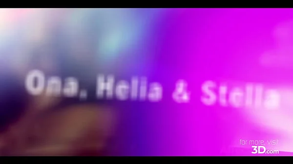 Ona, Helia and Stella - 3D futanari animation porn