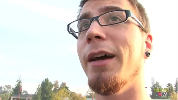 Bearded dude picks up a MILF and fucks her on the couch