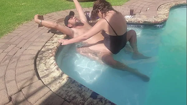 I always wanted to see my wife fuck a random guy in the pool