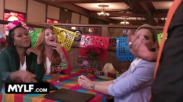 Concept: Reverse Gangbang by MylfLabs - Kenzie Taylor, Sophia Locke, Lindsey Lakes & Cali Sweets