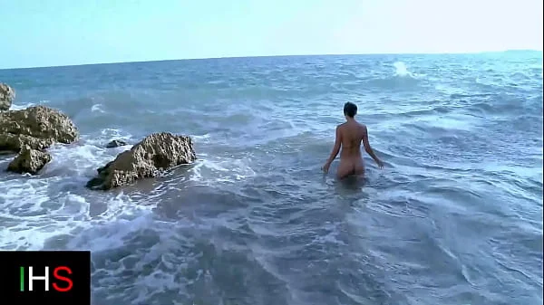 Beautiful girl fucked at the seaside, fantastic