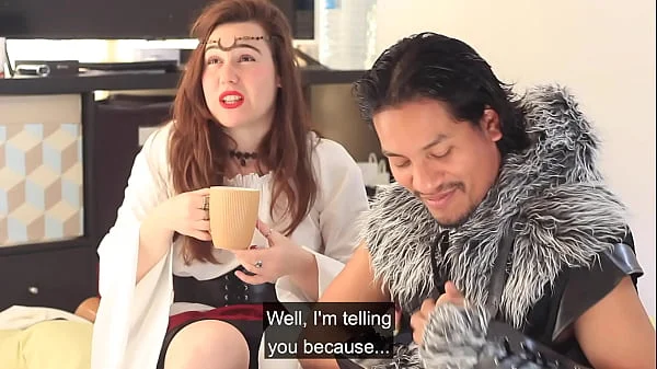 I try to seduce a lesbian girl after a medieval party