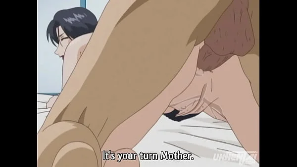 Lucky Guy Fucks his Step Mom and Step Sister - Hentai Uncensored [Subtitled]