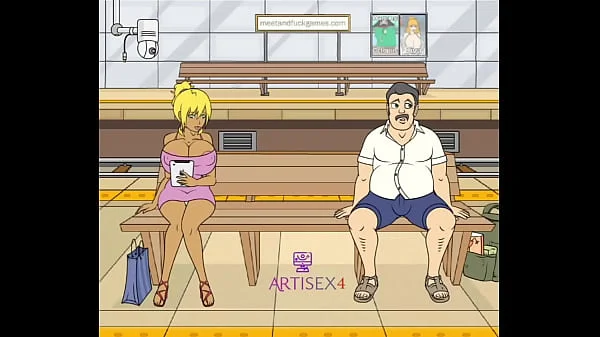 Train Fellow 3 hot women in train station wantching nude pic and we fucking her hard