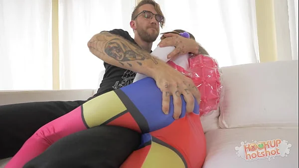 Cock Crammed Cutie Alice March Smiles Before Gagging on Dick!