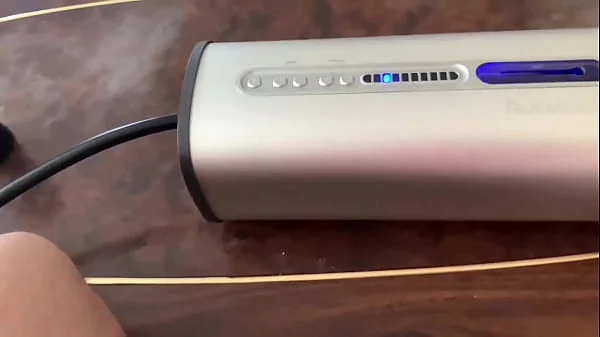 New Cock Milking Machine VacuGlide while Mommy doesn’t see (by AutoBlow)