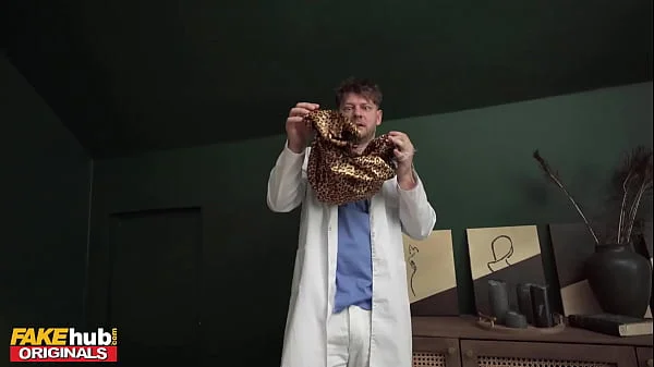 FAKEhub - The Very Horny GILF gets the cobwebs out of her panties before fucking huge cock