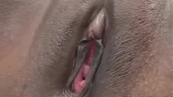 Ebony POV fuck and creampie