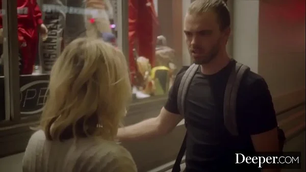 Deeper. Petite ballerina Sky has intense sex with partner