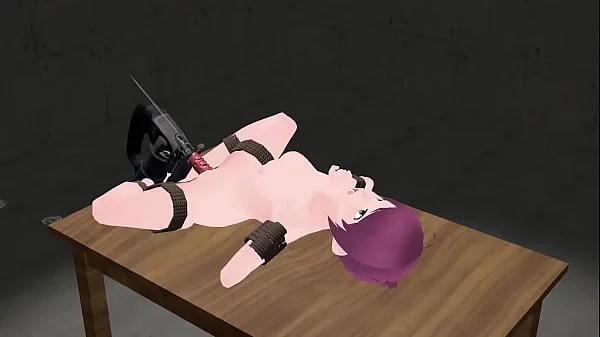 bondage drilldo machine hentai