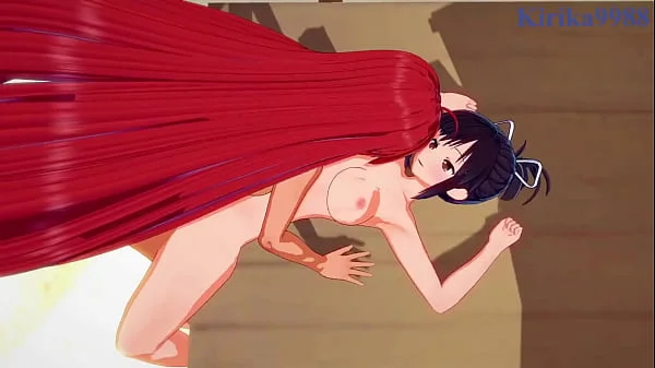 Asuka and Homura intense futanari sex. - Senran Kagura Hentai