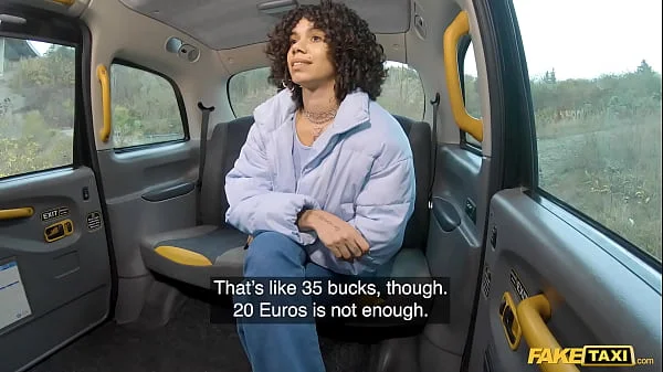 Fake Taxi Her natural boobs are in full swing as the taxi driver fucks her sweet pussy hard and fast