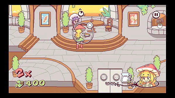 Futanari Di Funghi [ FUTA Hentai Game ] Ep.1 giving then shemale cum as special sauce in the restaurant !