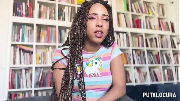 PutaLocura - La bellísima mulata Luna Blackx le saca la leche a Torbe después de una entrevista cachonda