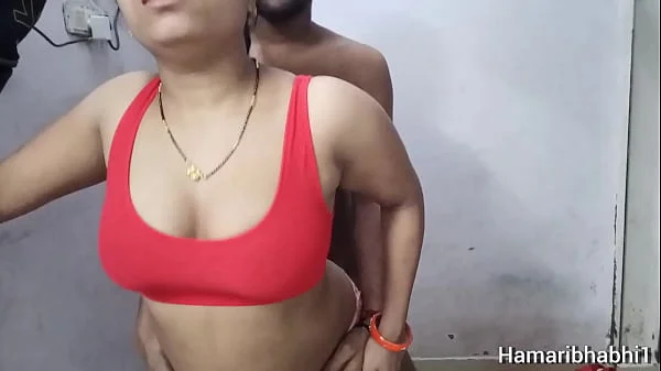 Indian Desi Bhabhi With Her Neighbour Boyfriend.