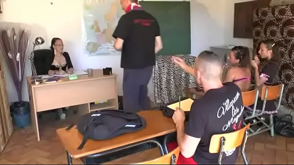 Hot slutty students take hardcore sex course