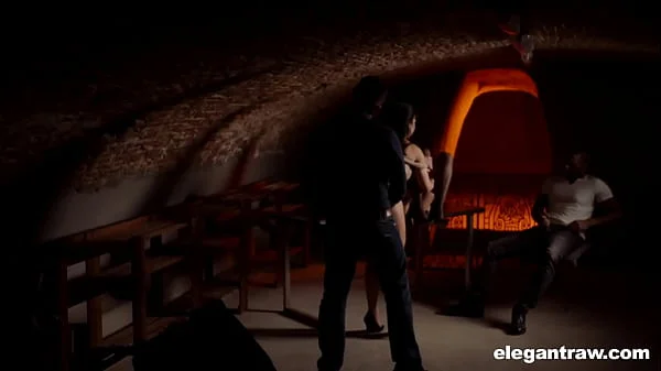 Cellar Foursome with Valentina Ricci and Mariska X for ElegantRAW