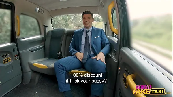 Female Fake Taxi This guy gets lucky with a horny female taxi driver