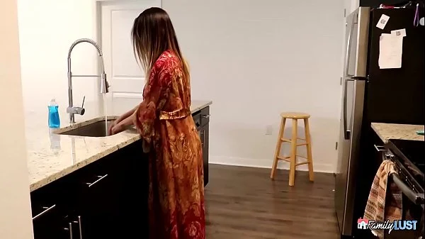 Dava Foxx Gets Fucked in the Kitchen by a Big Dick