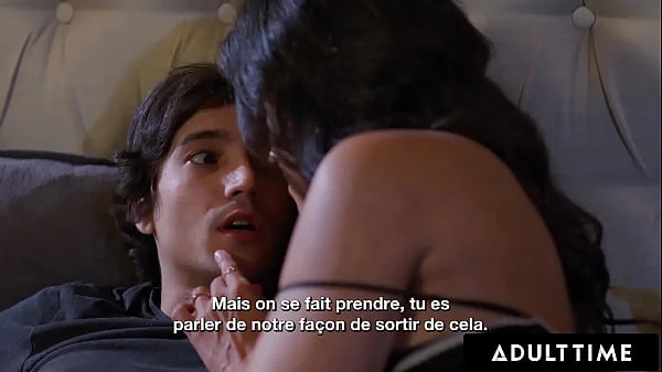 ADULT TIME - Chloe Surreal Joins MILF Penny Barber For Hot Threesome With Stepson! FRENCH SUBTITLES
