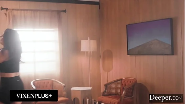 Deeper. Boxing Champs Kelsi Monroe & Eva Angelina Fight Over Dan's Huge Cock