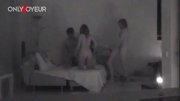 Homemade Voyeur. Very hot swingers vacation FFMM foursome